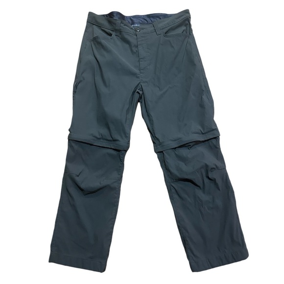 Eddie Bauer convertible tech pant Olive green 36x30 style 15377466 Gorpcore - Picture 1 of 10